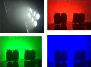 Лед Блиндер 4*100 вт Цветной, Led Blinder 4x100W RGBW, E-B400BD, COB