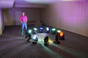 Лед Вош 36*15вт, Led Wash 36x15w RGBWA 5in1, Вращающаяся голова