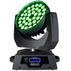Лед Вош 36*18вт, Led Wash 36x18w RGBWA+UV 6in1 Zoom, Световая голова