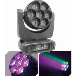 Лед Бим 7*40вт, Led Beam 7x40w Zoom, Световая голова, Цветомузыка