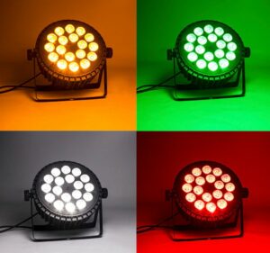 Led Par 18x18w Плоский RGBWAU 6в1 Световой прожектор Аплайтинг