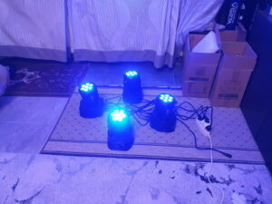 Led Wash 7x18w Мини Вращающаяся голова для кафе, Лед Вош 7*18 вт